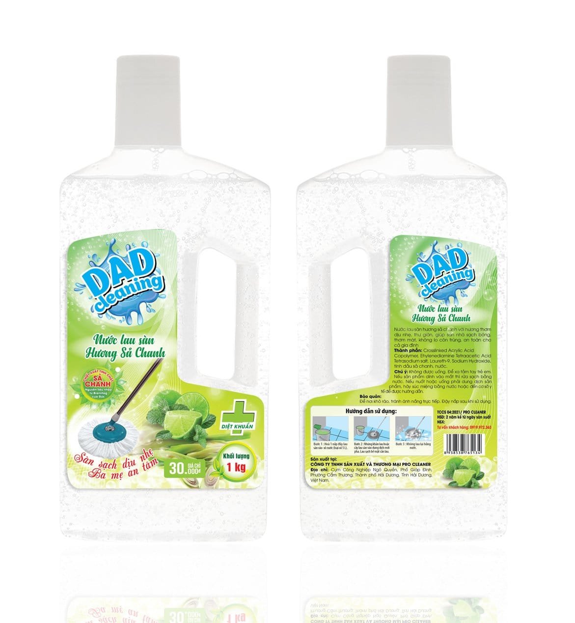 Nước lau sàn - Công Ty TNHH Sản Xuất Và Thương Mại Pro Cleaner